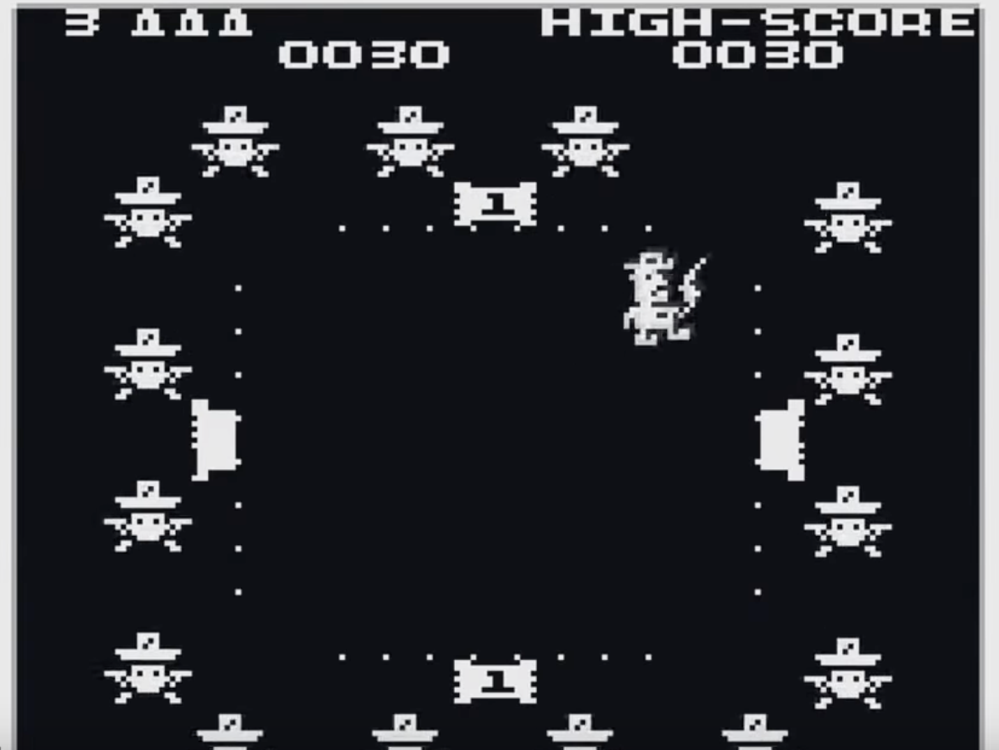 Sheriff arcade game from 1979, designed by Miyamoto